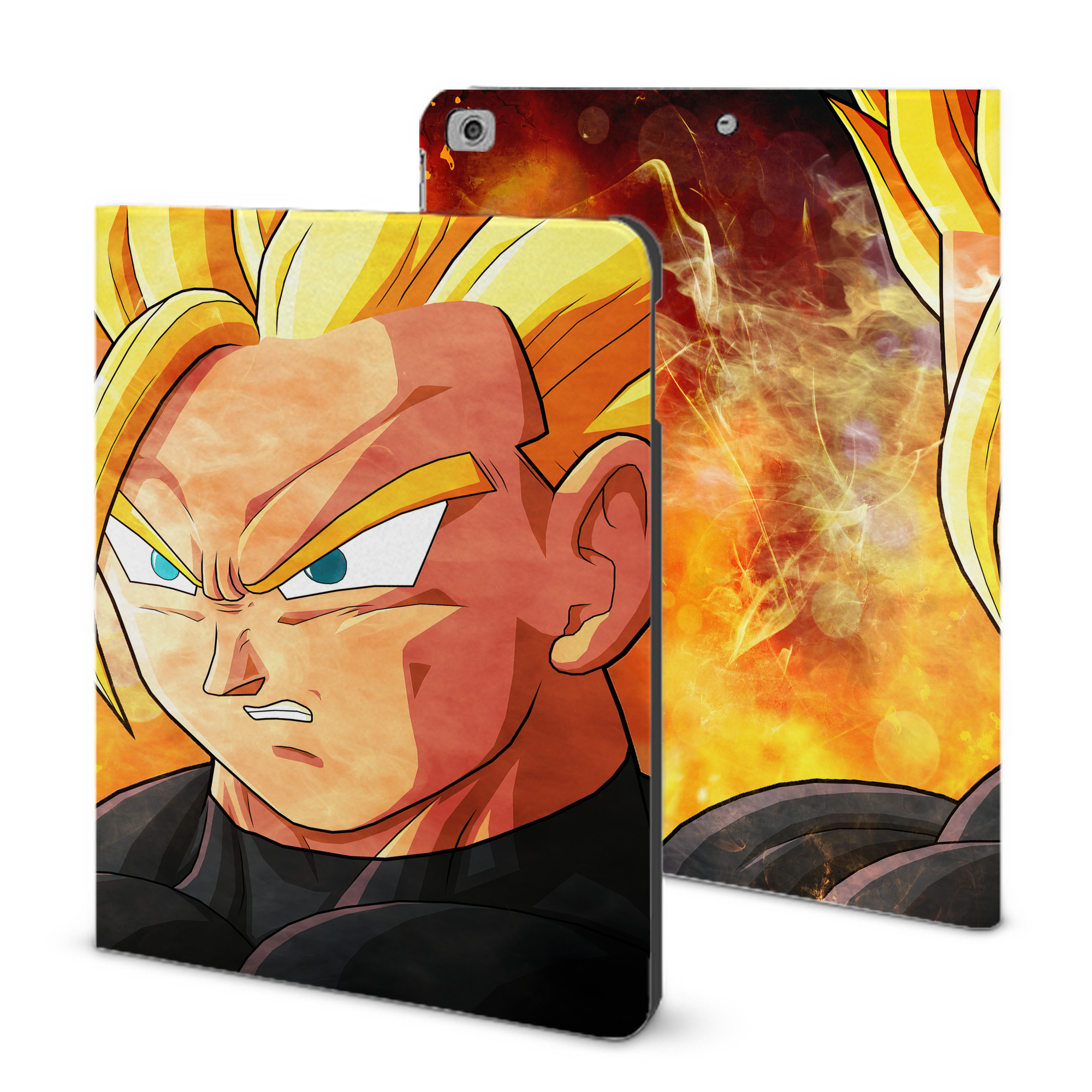（画像用） ドラゴンボール DRAGON BALL IPad ケース ブック型 PUレザー TPU 耐衝撃 軽量 薄型 ペン収納なし 全面保護 IPad 各モデル対応